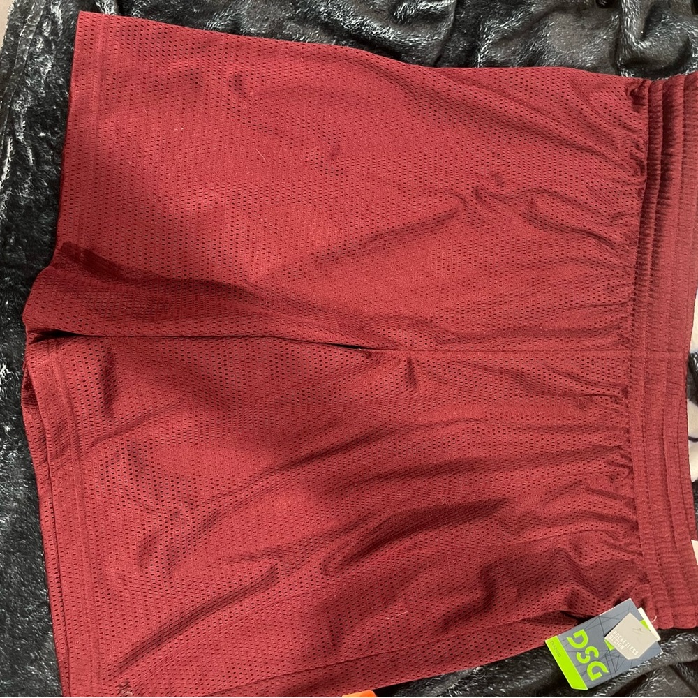 DSG Burgundy Mesh Shorts